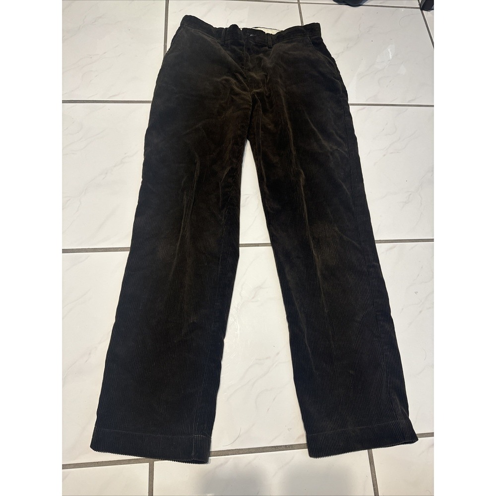 VTG Y2K Polo Ralph Lauren Pants 34x31 Brown Corduroy Old Money Y2K Dad Men